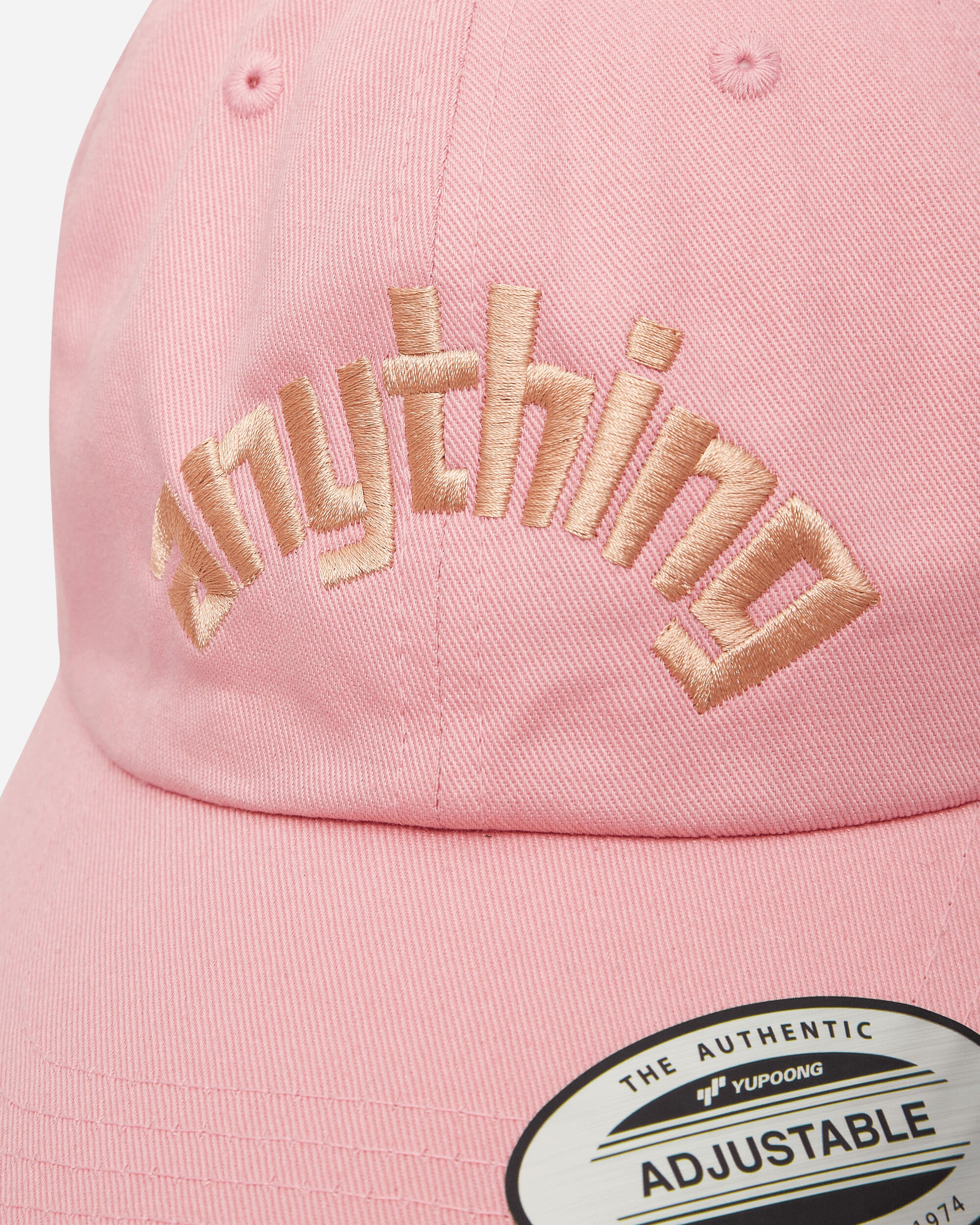 aNYthing Curved Logo Dad Hat Pink Hats Caps ANY-102 PK
