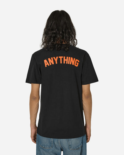aNYthing Mets Logo T-Shirt Black T-Shirts Shortsleeve ANY-065 BK