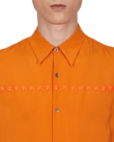 Dries Van Noten Clasen Emb 4122 Orange  Shirts Longsleeve 020739-4122 353