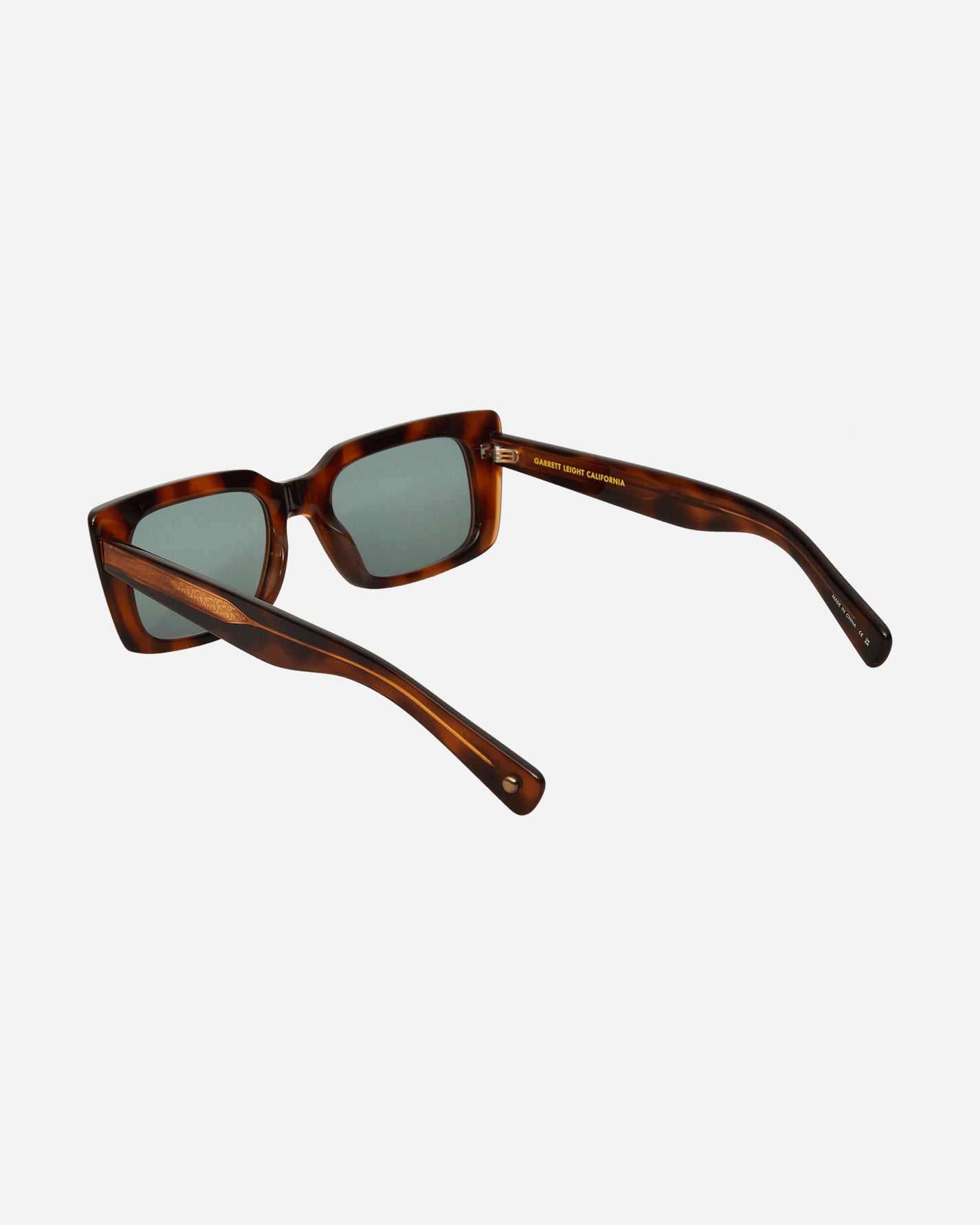 Garrett Leight Gl 3030 49 Spotted Brown/Green Eyewear Glasses 2126-49 SPBRNSH