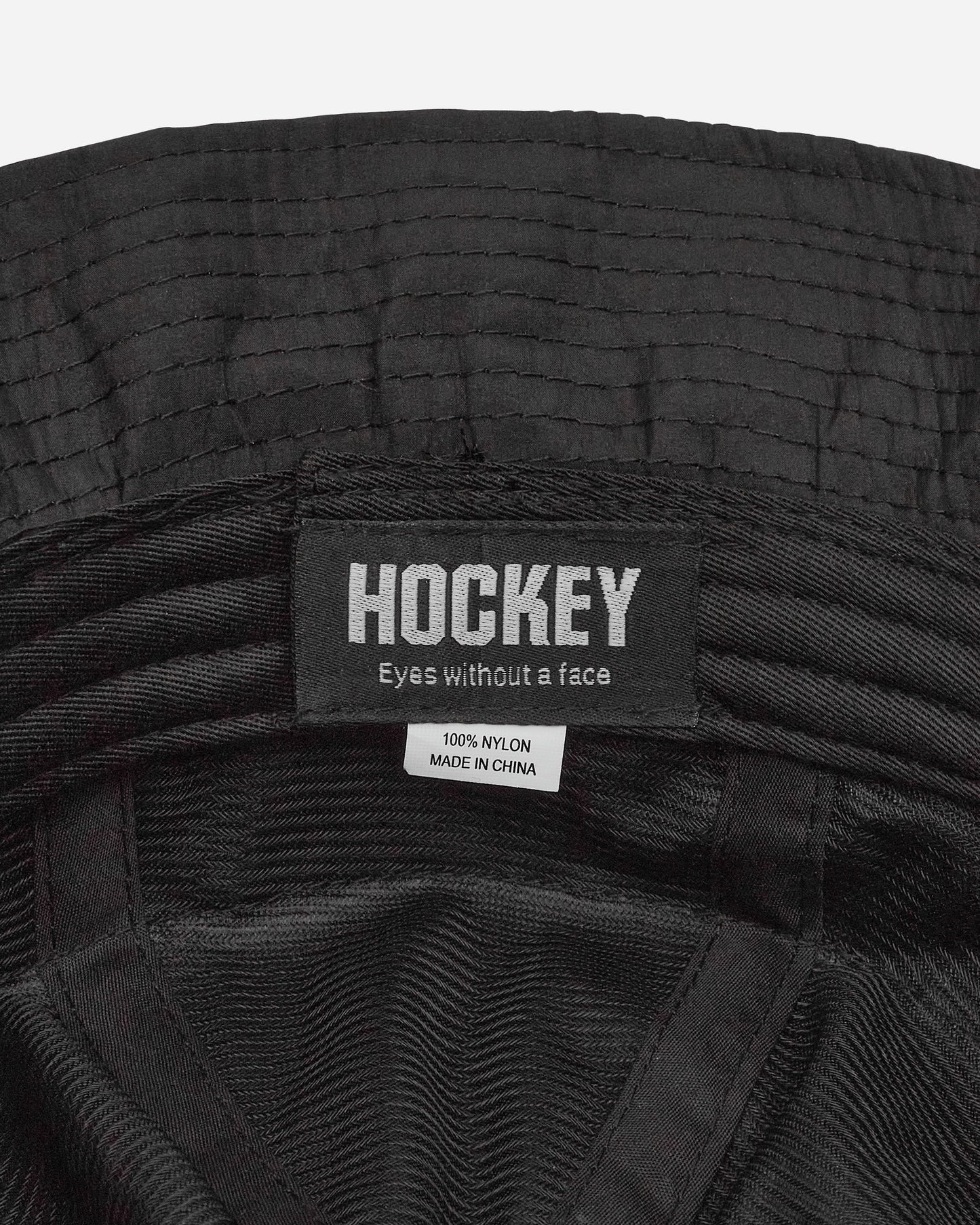 Hockey Hockey Crinkle Bell Bucket Hat Black Hats Bucket PN1869 001