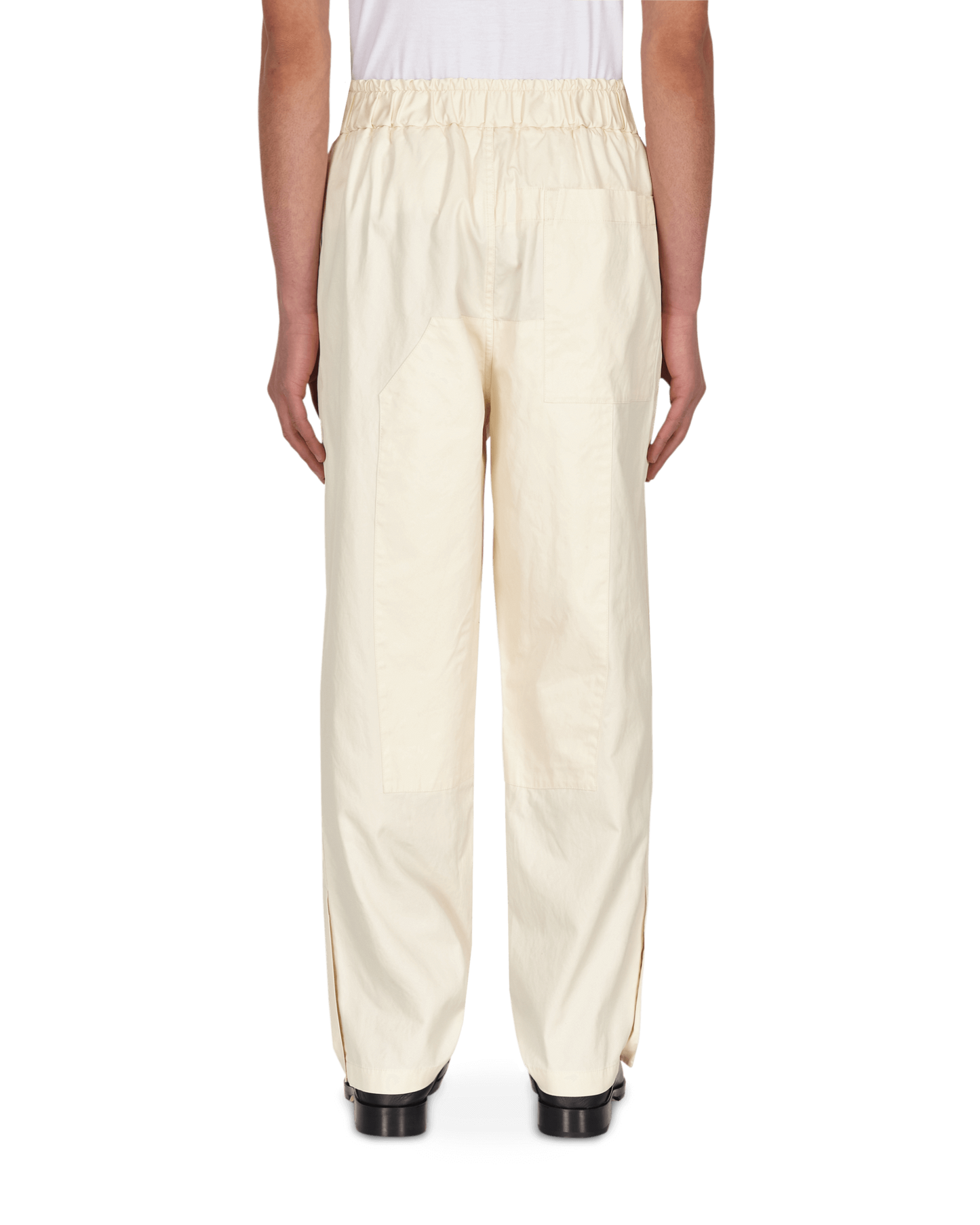 Jil Sander C 02 W Patches Cream White Pants Trousers JSMS312018-MS243800 280