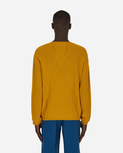 Kiko Kostadinov Itten Cable Ochre Knitwears Sweaters KKSS22KN02-64 001