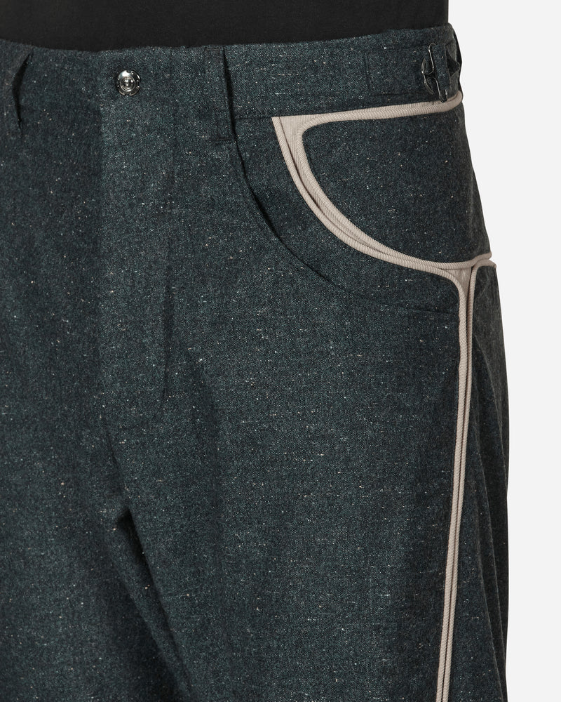 Kiko Kostadinov Giran Piping Trousers Deep Green/Beige  Pants Trousers KKAW22T03-9  001