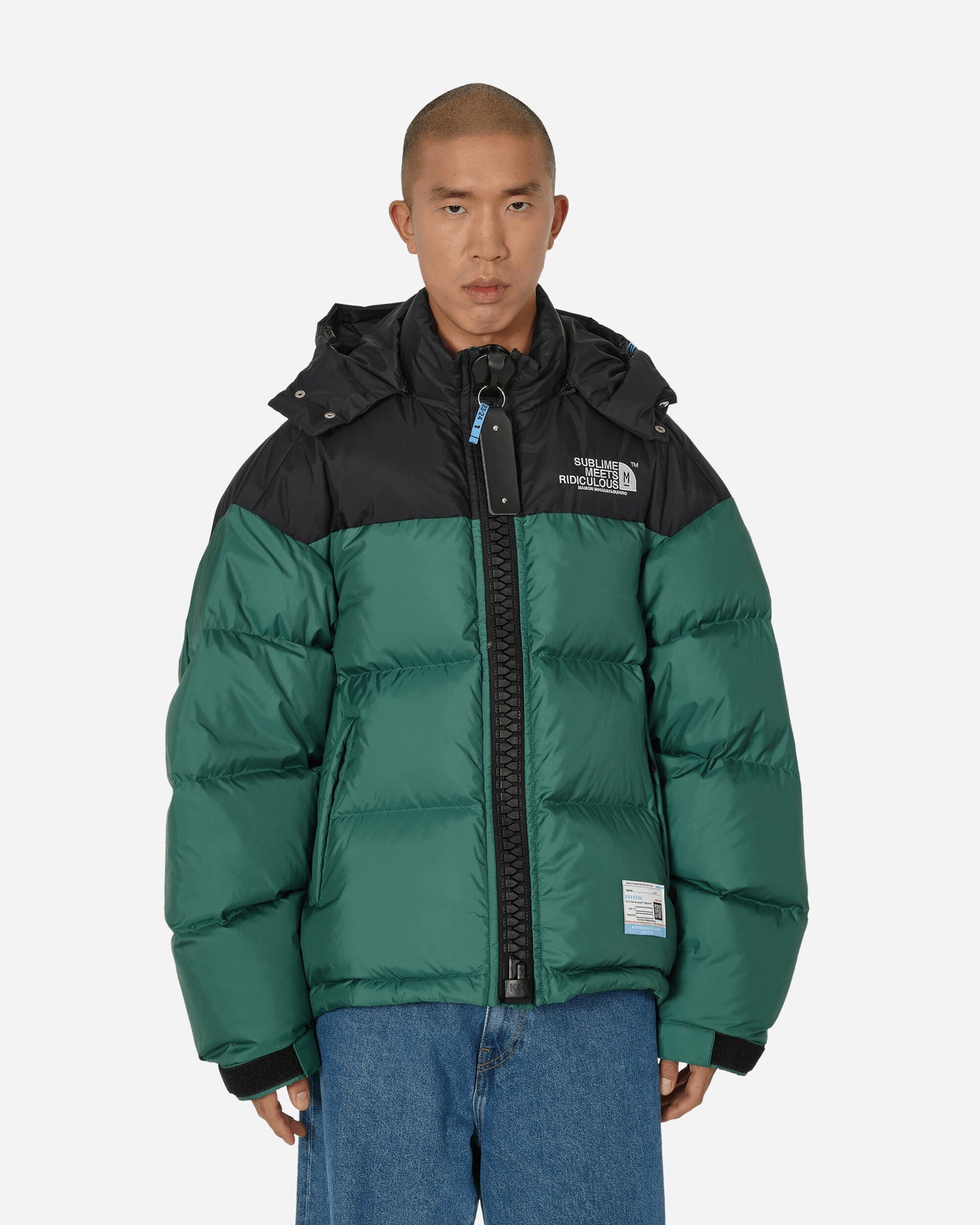 Maison MIHARA YASUHIRO Super Big Down Jacket Green Coats and Jackets Down Jackets A11BL061 GREEN