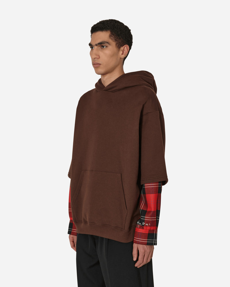 Marni Long-Sleeved Hooded Sweatshirt Cacao Sweatshirts Hoodies FUMU0110XQ 00M75