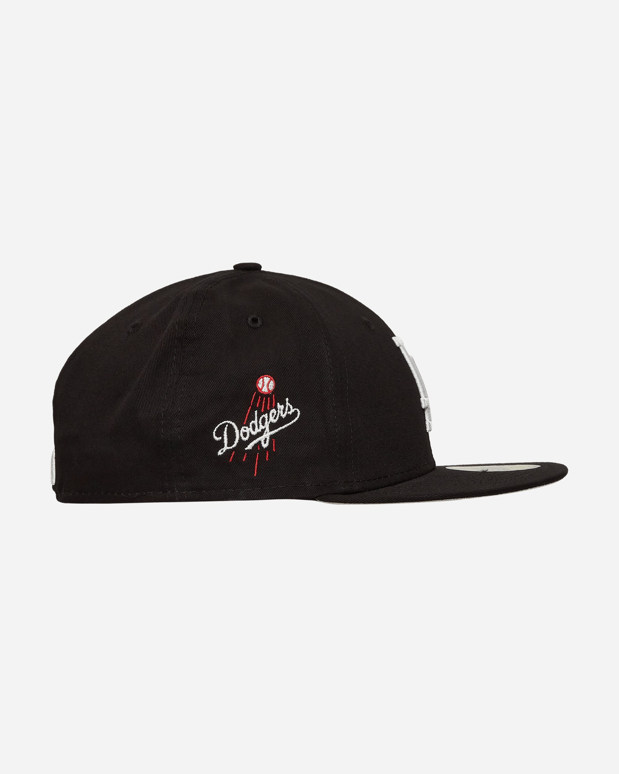 New Era 5950 Los Angeles Dodgers Black Hats Caps 60364383 BLKWHI