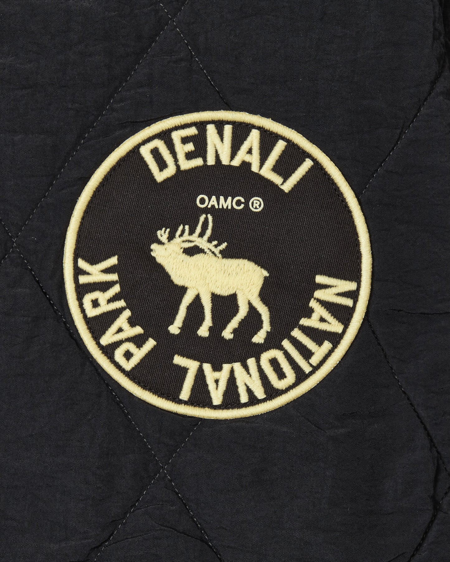 OAMC Denali Liner Black Coats and Jackets Down Jackets 23A28OAY17B 001