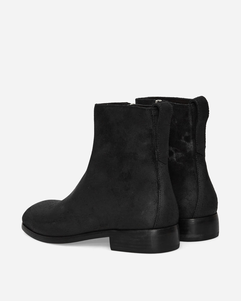 Our Legacy Michaelis Boot Waxy Black Suede Boots Biker Boots A4237MWB 1