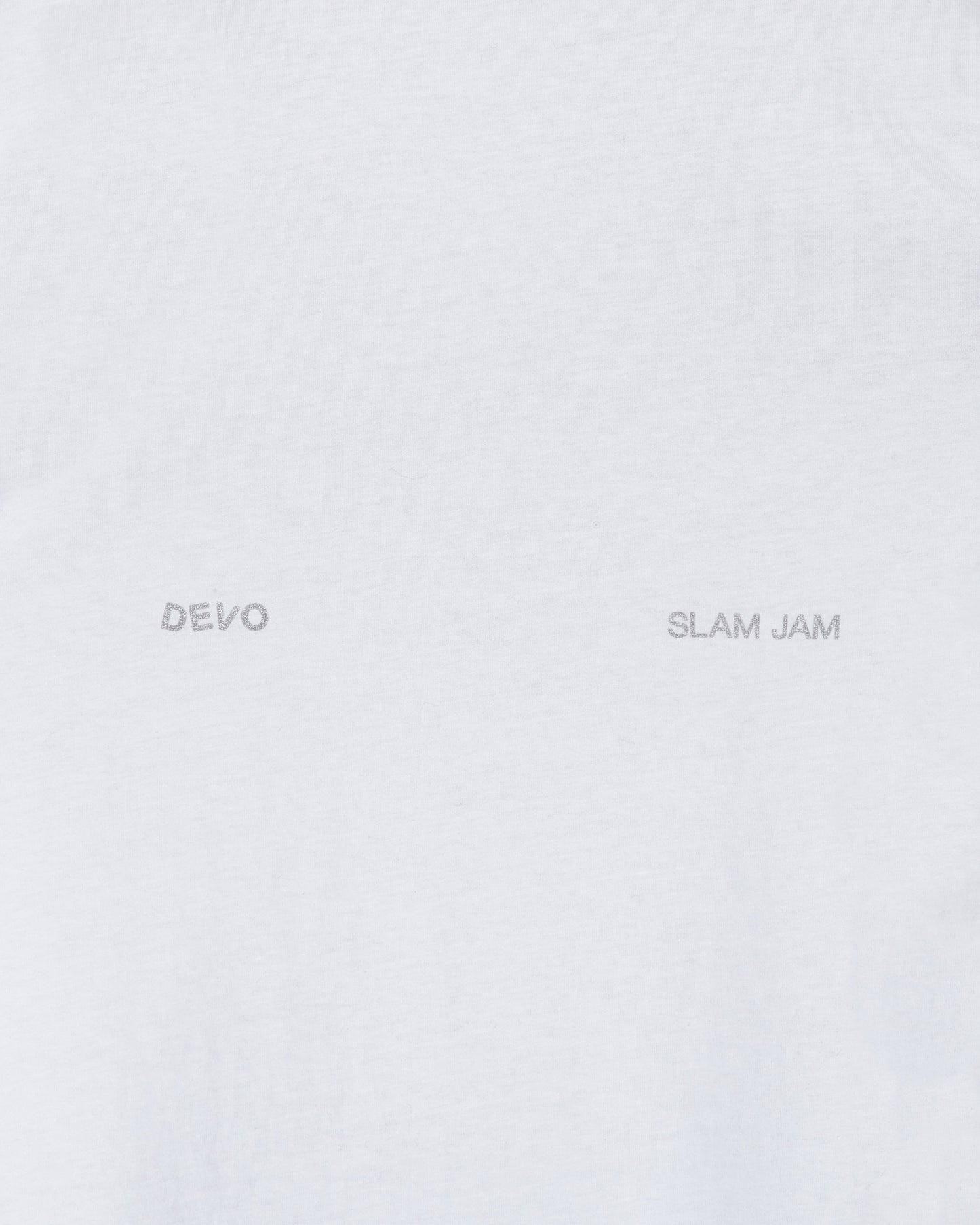 Slam Jam Devo Reverse Evolution Tee White/Black T-Shirts Shortsleeve BBM0012JY05 WHB001