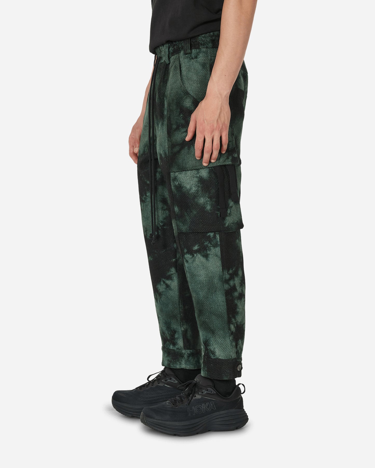 Song for the Mute Tabbed Cargo Pant Green Pants Cargo 232-MPT070 HSANGRN