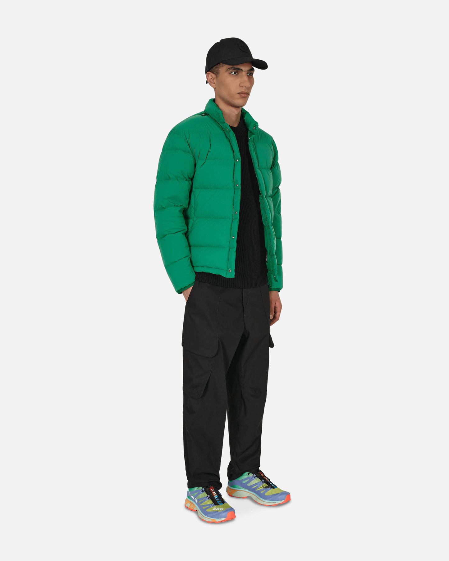 Stone Island Shadow Project Augment Puffer Jacket Emerald Coats and Jackets Jackets 77194101D V0056