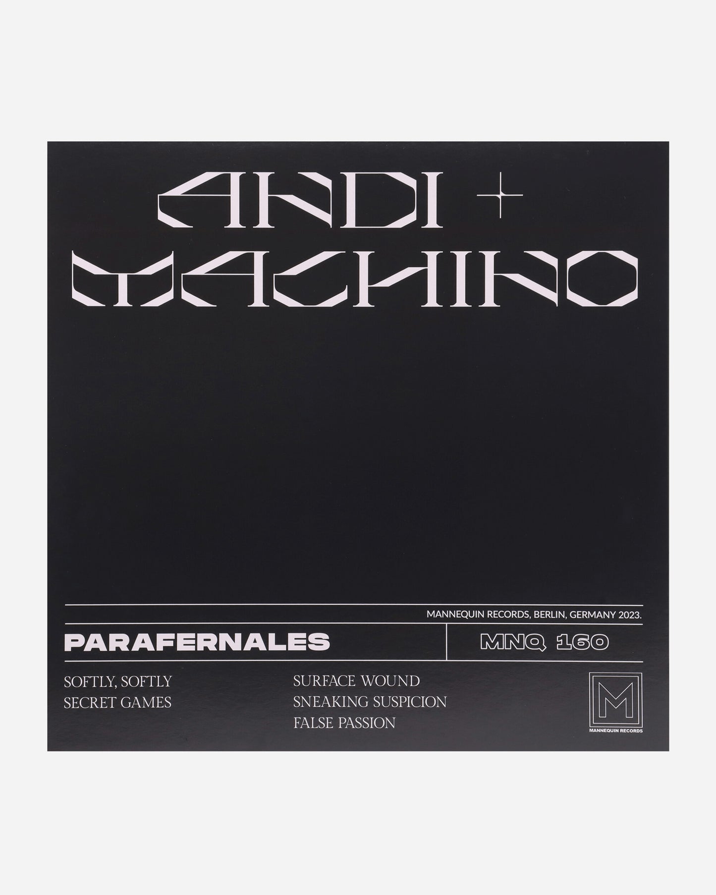 Vinyls Curated by Public Possession Andi + Machino - Parafernales Ep Multi Music Vinyls MNQ160 001