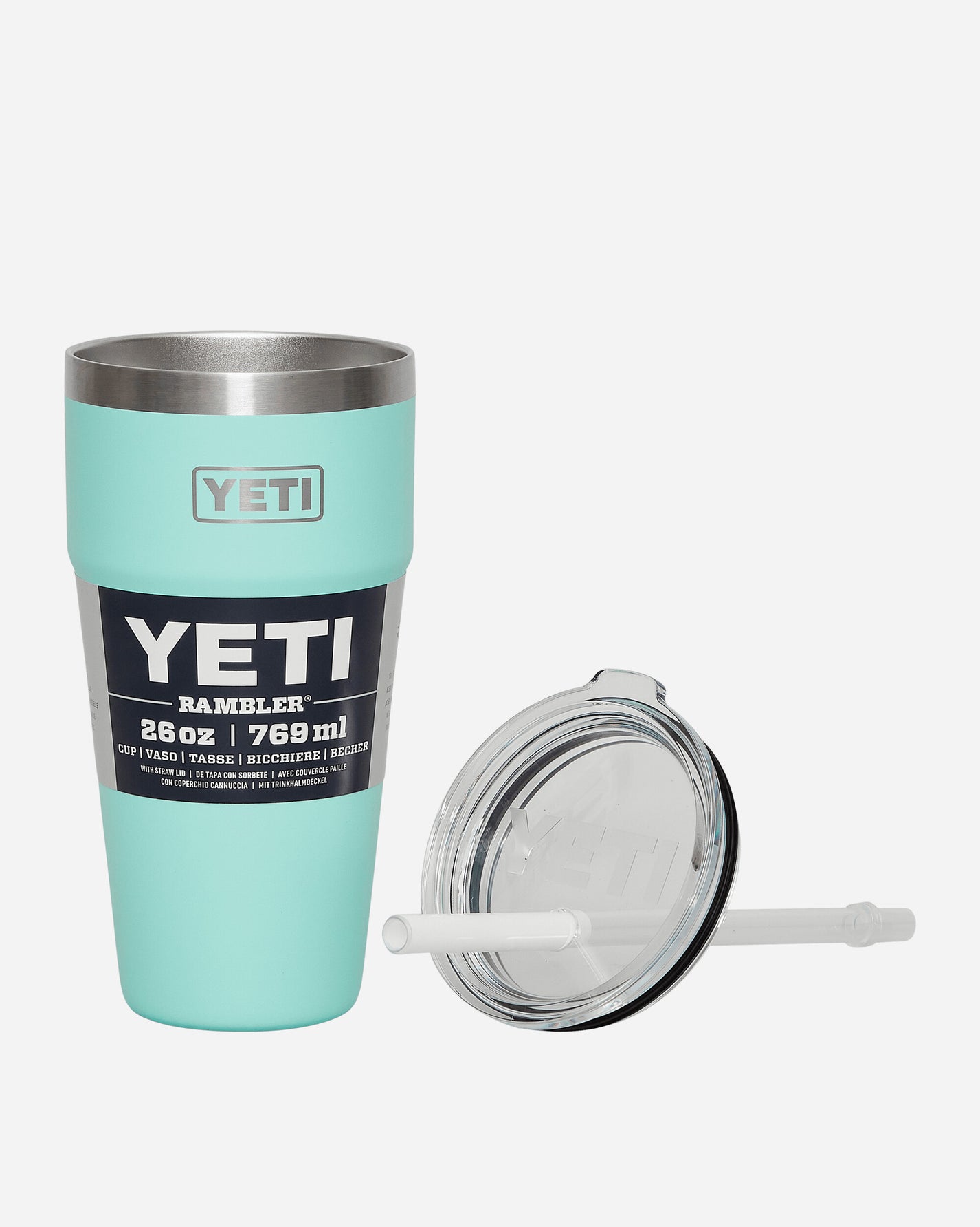 Yeti Rambler Straw Cup SEAFOAM Equipment Bottles and Bowls 0325 SFM